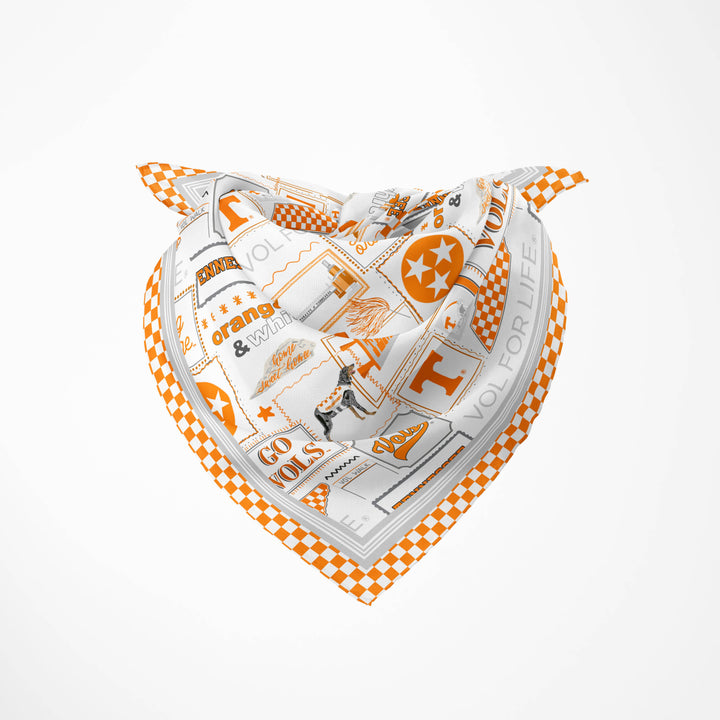 Hand-drawn Tennessee Silk Scarf
