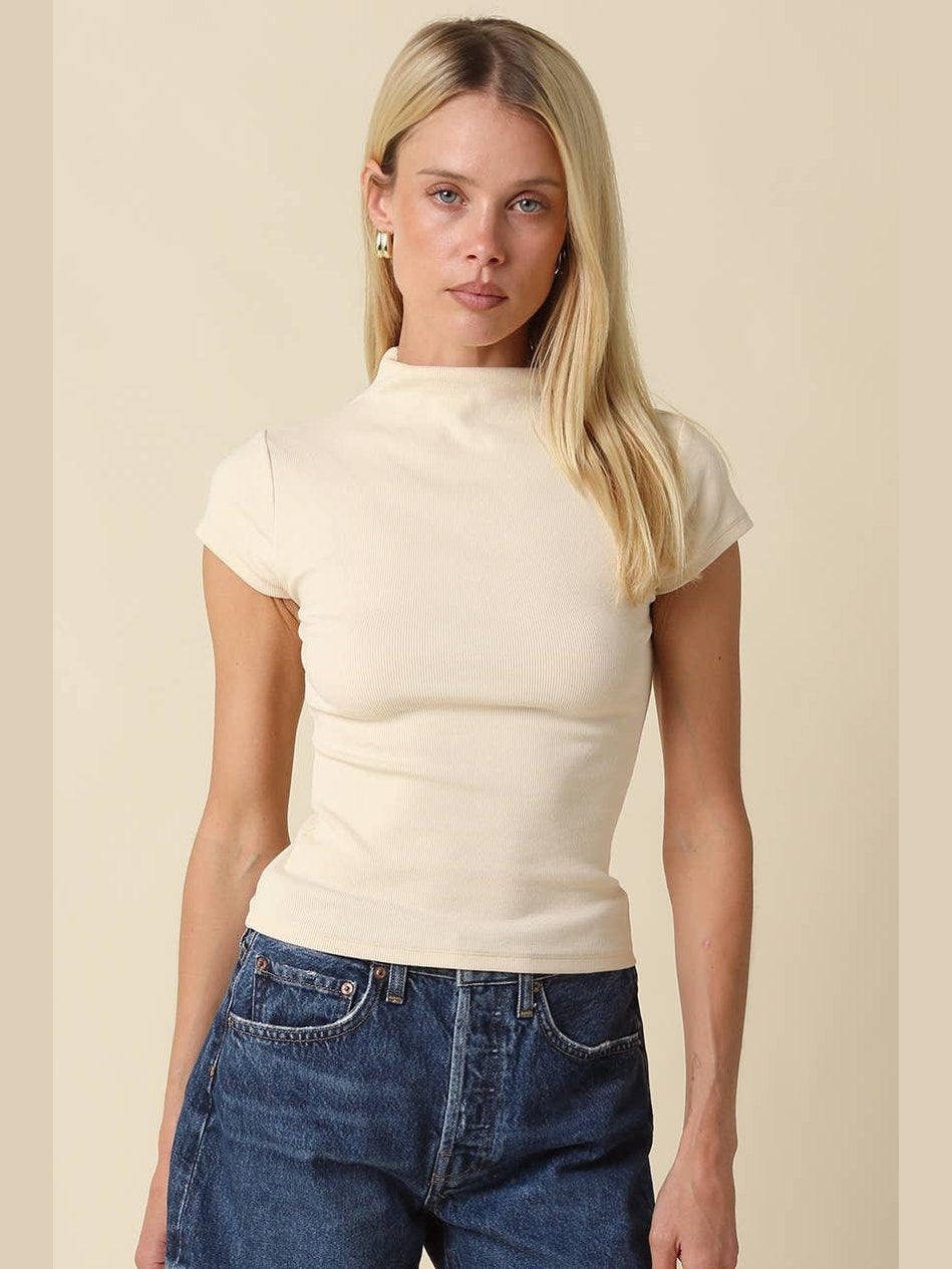 Anora Neck Knit Top