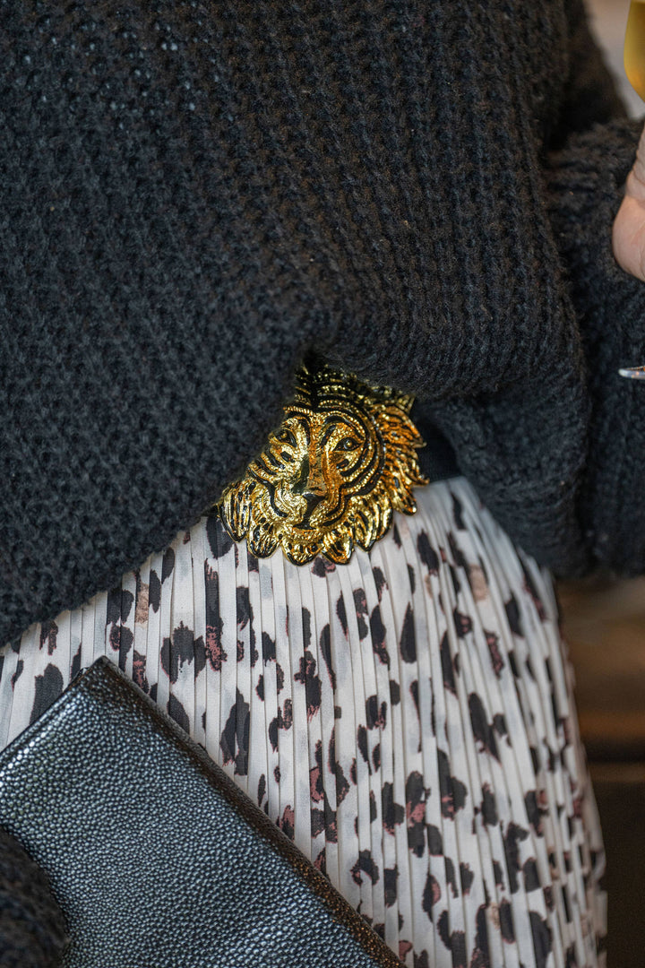 Garland Gold Interchangeable Belt Buckle- Liger