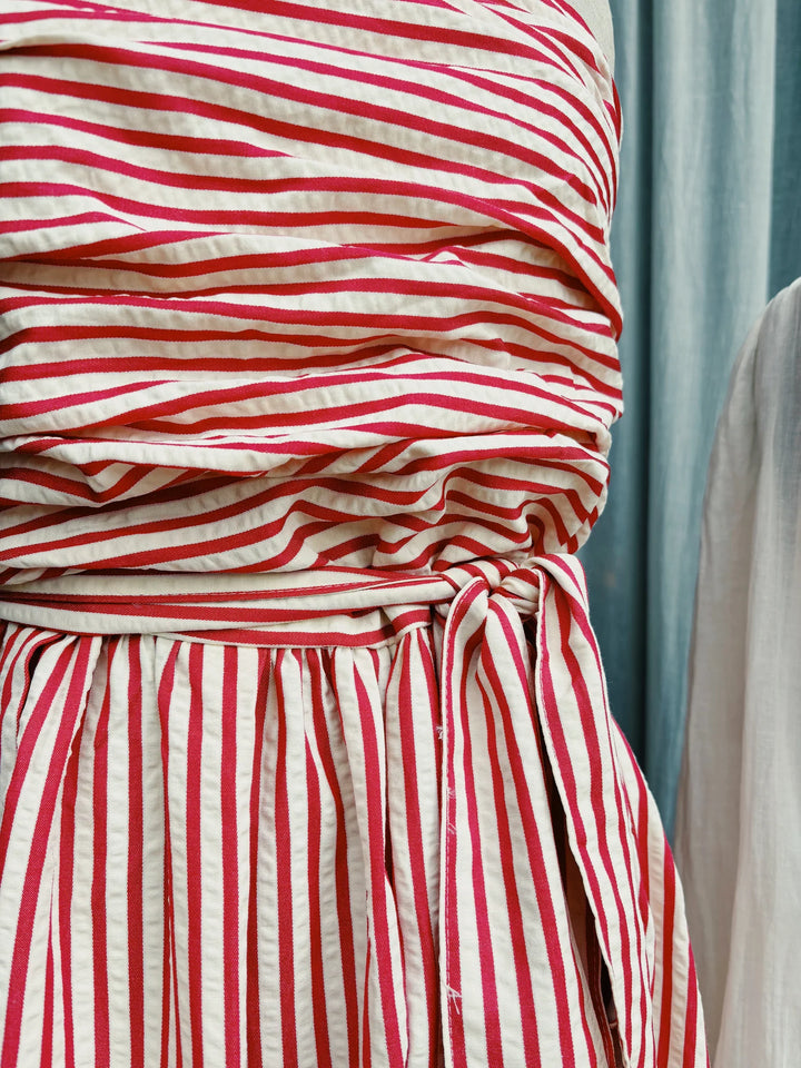 Brave & True Avalon Maxi- Red Seersucker