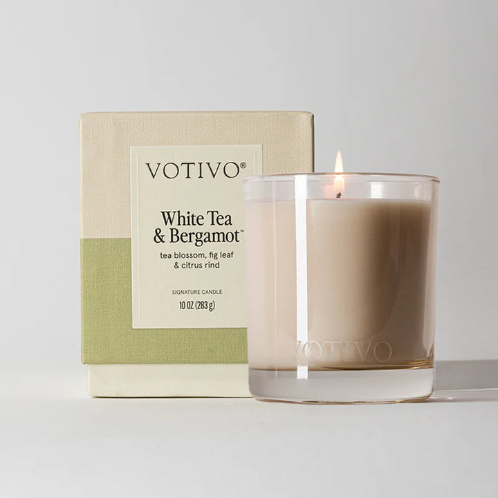 10oz Signature Candle - White Tea & Bergamot