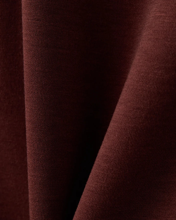 Rhone DreamGlow Mock Neck - Cherry Bark