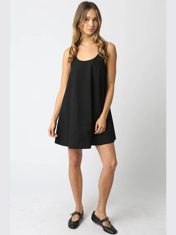 Ariel Sleeveless Swing Mini Dress