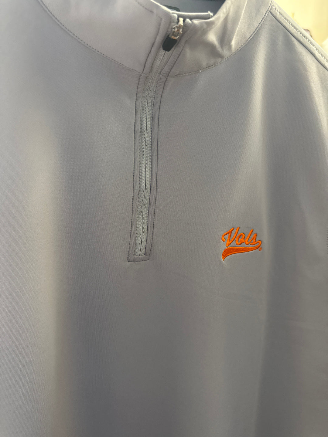 VOLS Script Venture Performance Quarter-Zip Vest - Alloy