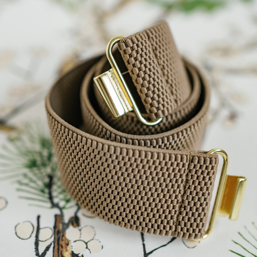 Garland Taupe Interchangeable Stretch Belt Band