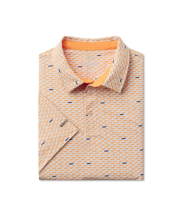 Kickoff Camo MotionTech Polo SS - Orange Out Camo