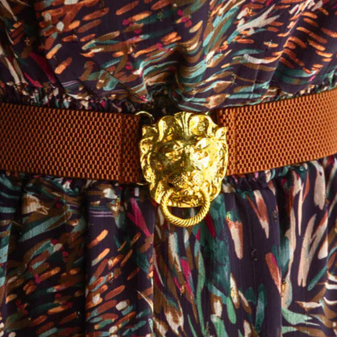 Garland Dark Brown Interchangeable Stretch Belt Band
