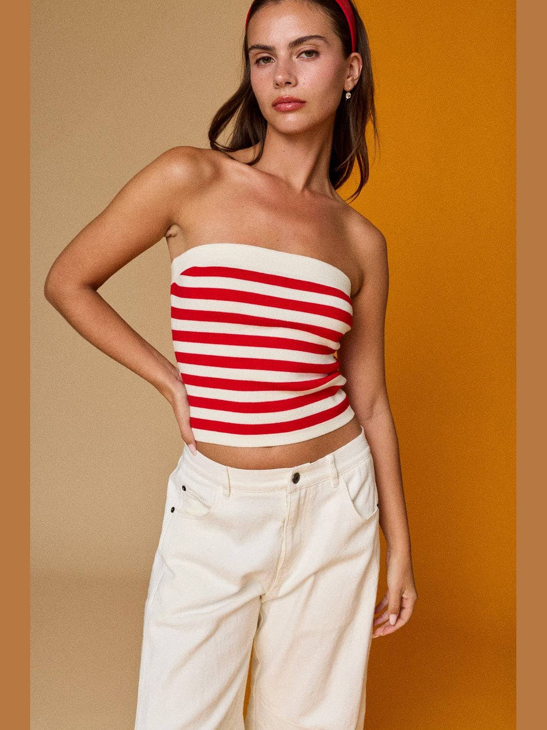 Striped Tube Top