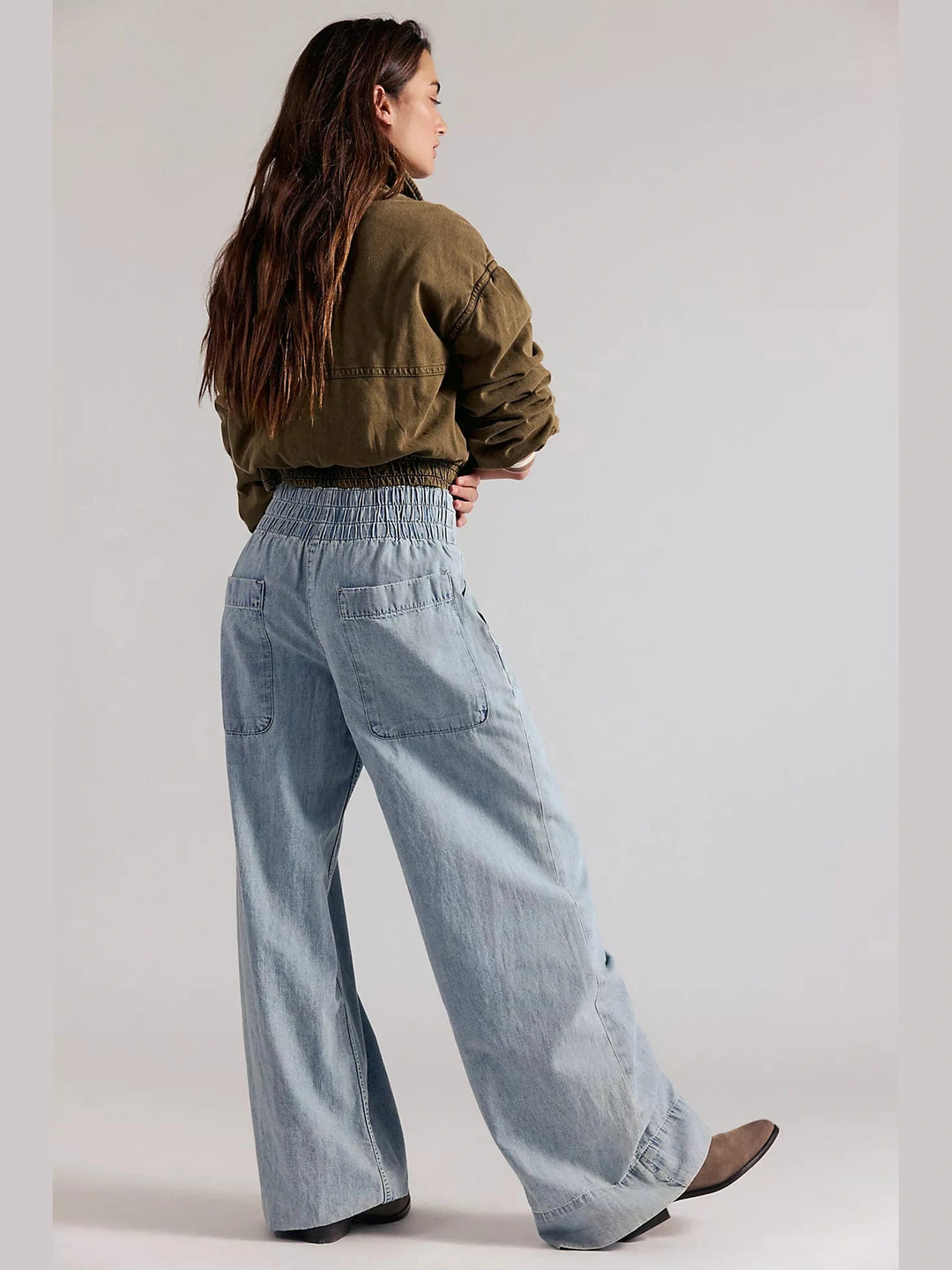 Breezy Denim Pull-On Jeans - Dusk