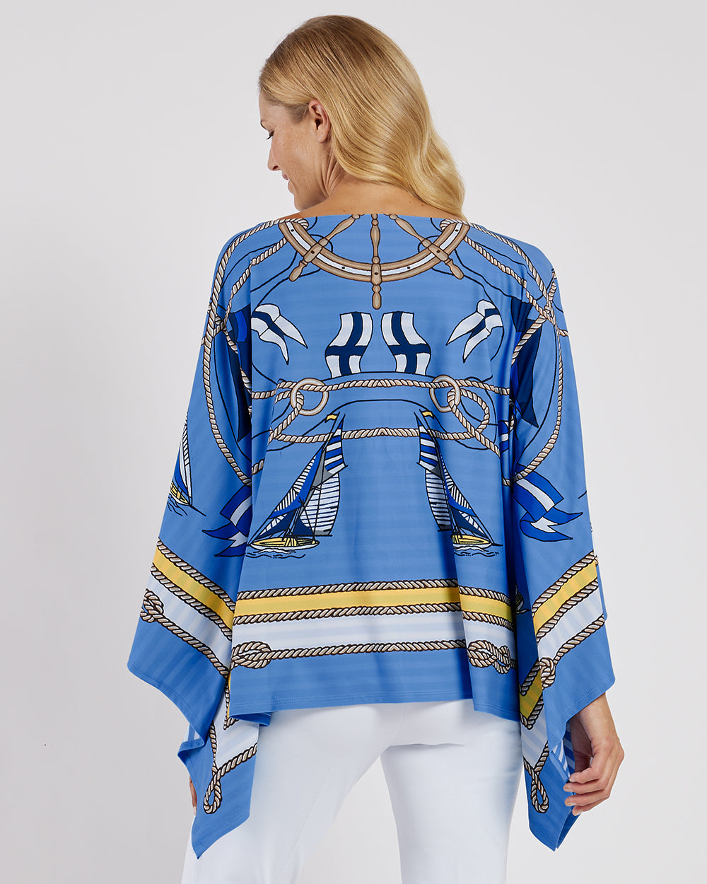 Jude Connally Bijou Top- Deep Azure Regatta