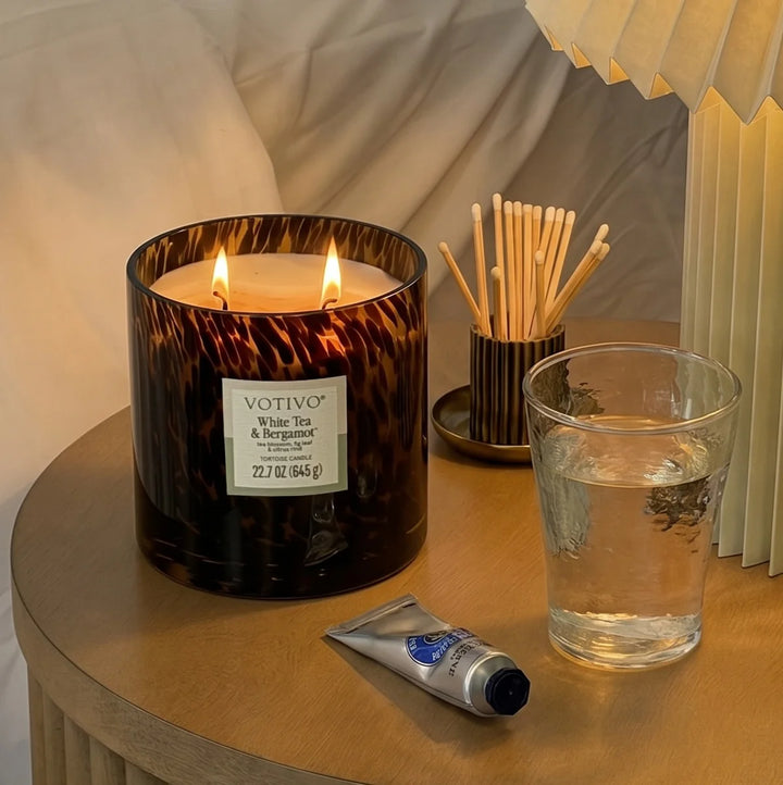 Tortoise Candle - White Tea & Bergamot