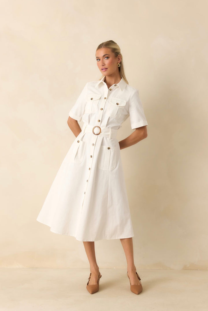 Bentley Dress - White
