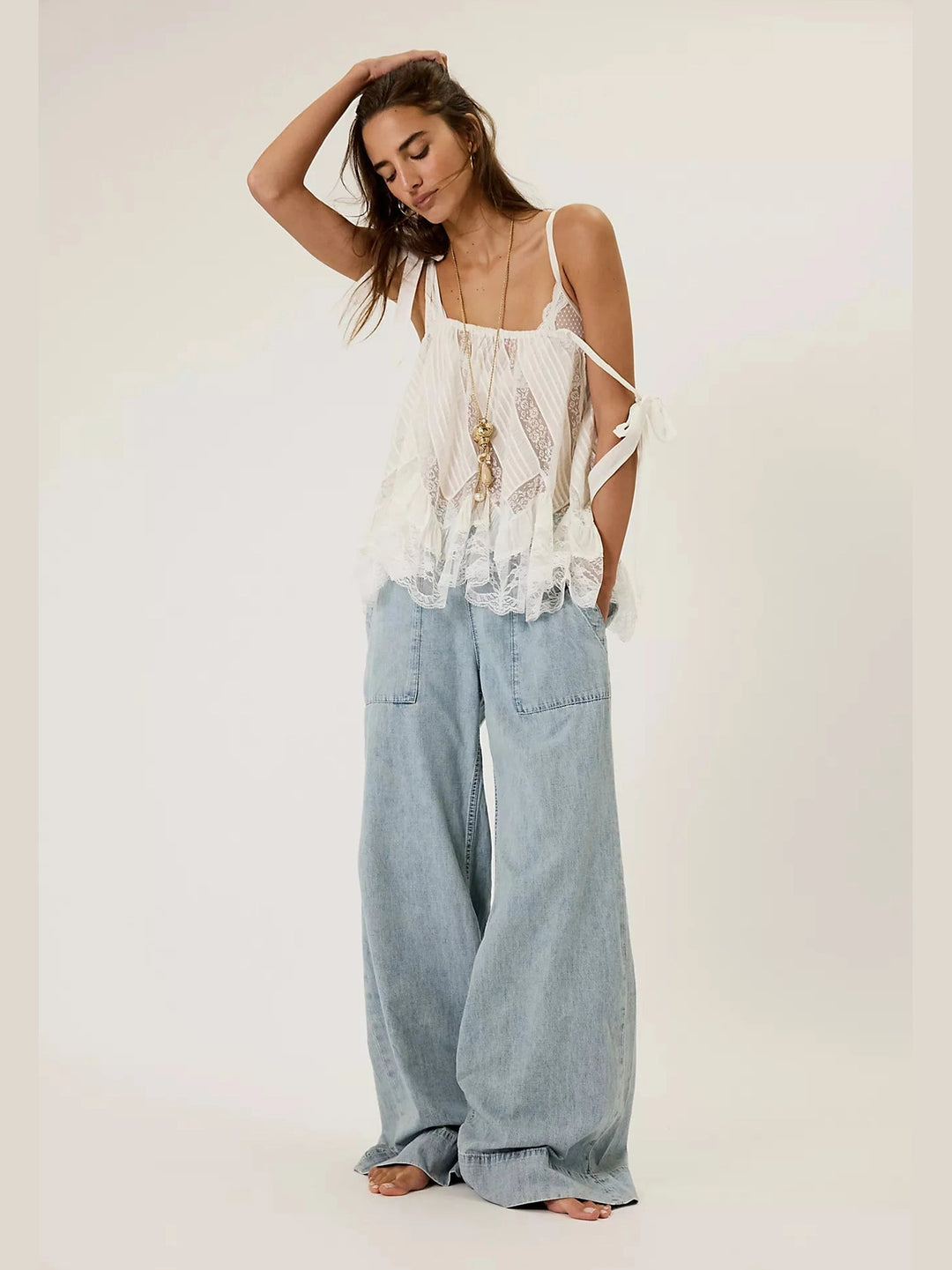 Breezy Denim Pull-On Jeans - Dusk