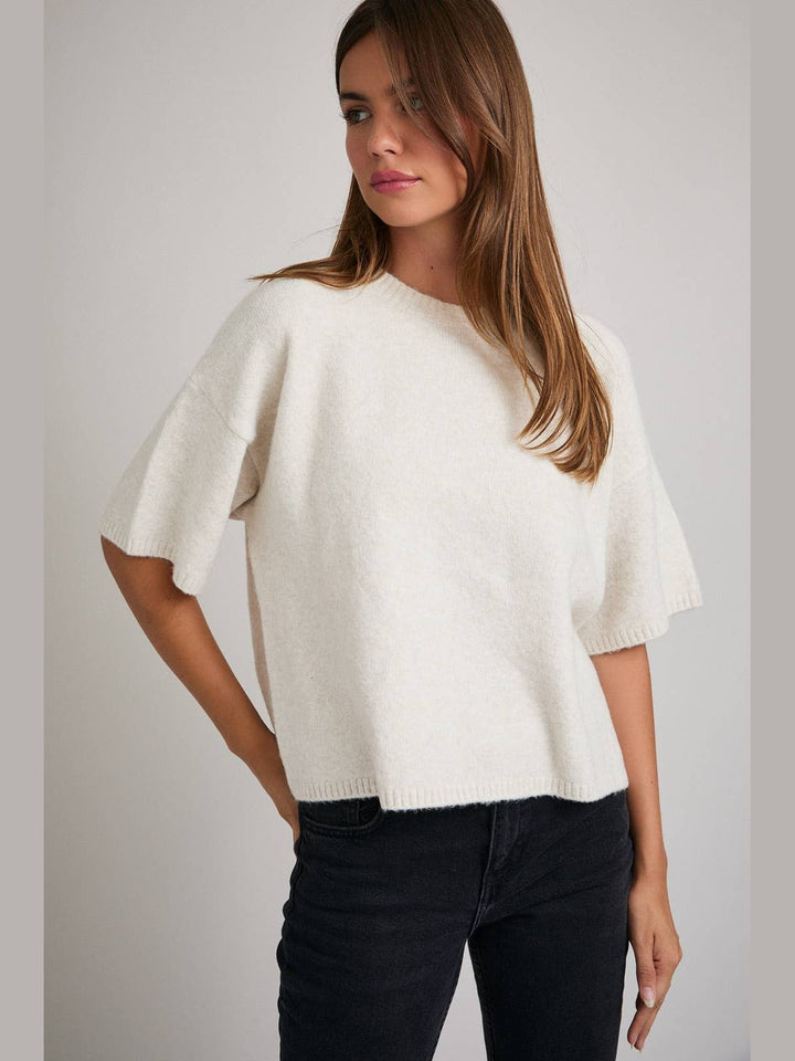 Golden Hour Short Sleeve Sweater