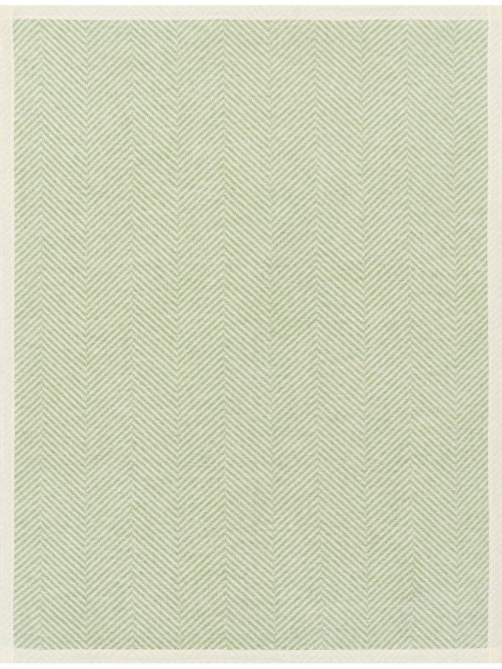 Harborview Herringbone Sprout Green Mini Blanket