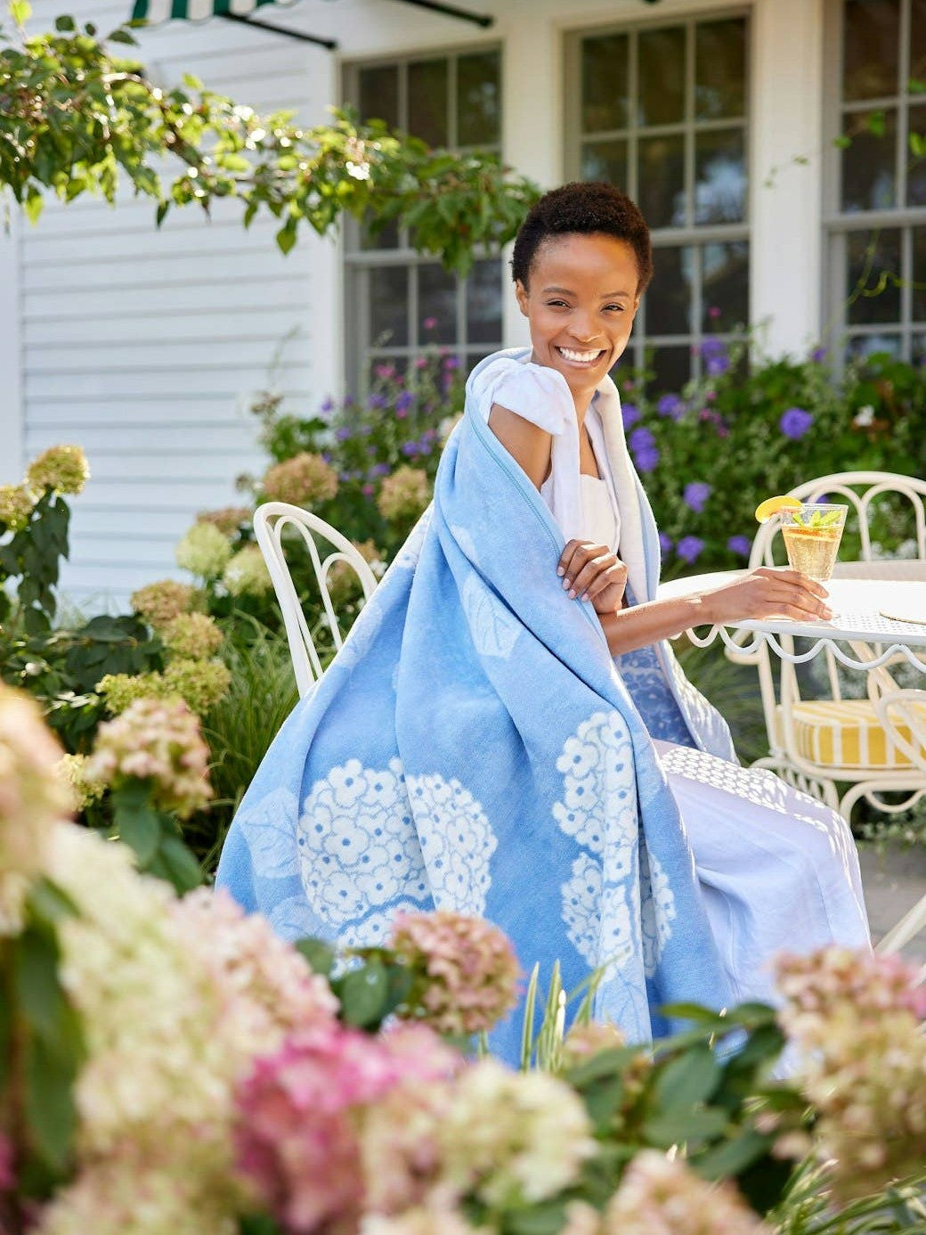 Hydrangeas Bluebell Blanket