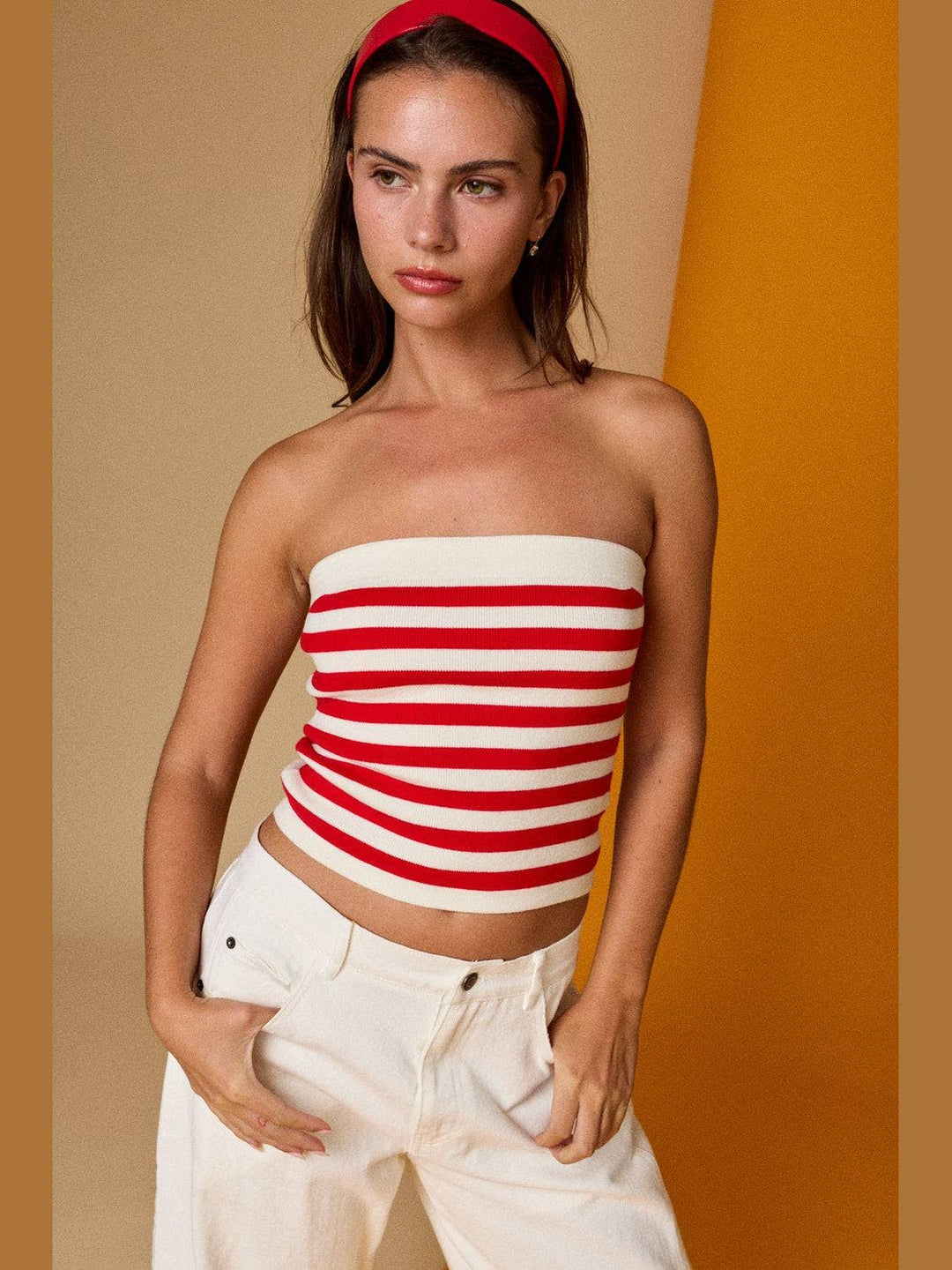 Striped Tube Top