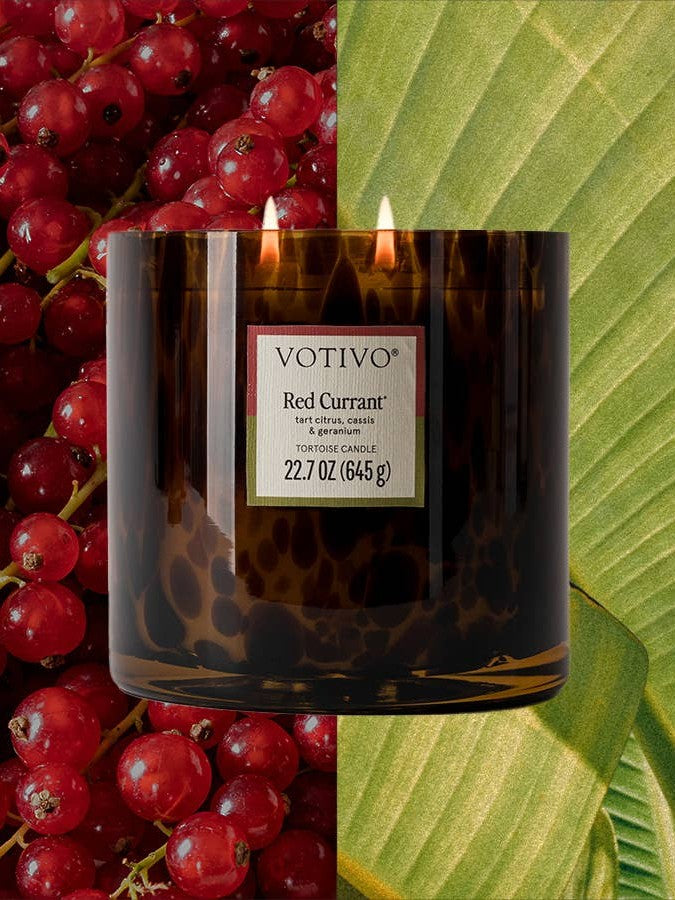 Votivo Red Currant Tortoise Candle