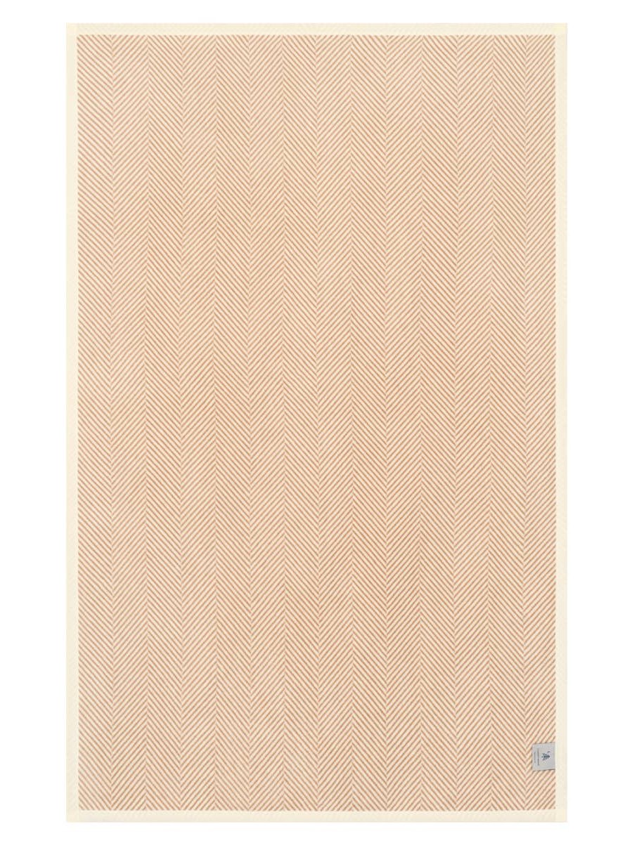 Harborview Herringbone Tan Blanket