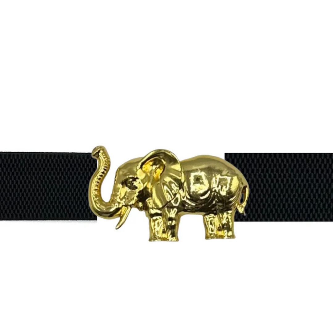 Garland Gold Interchangeable Belt Buckle- Elephant