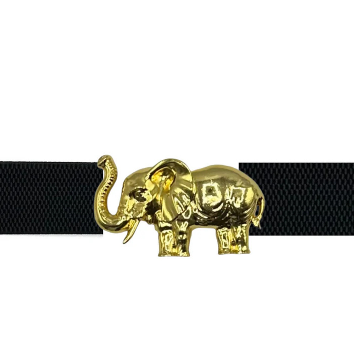 Garland Gold Interchangeable Belt Buckle- Elephant