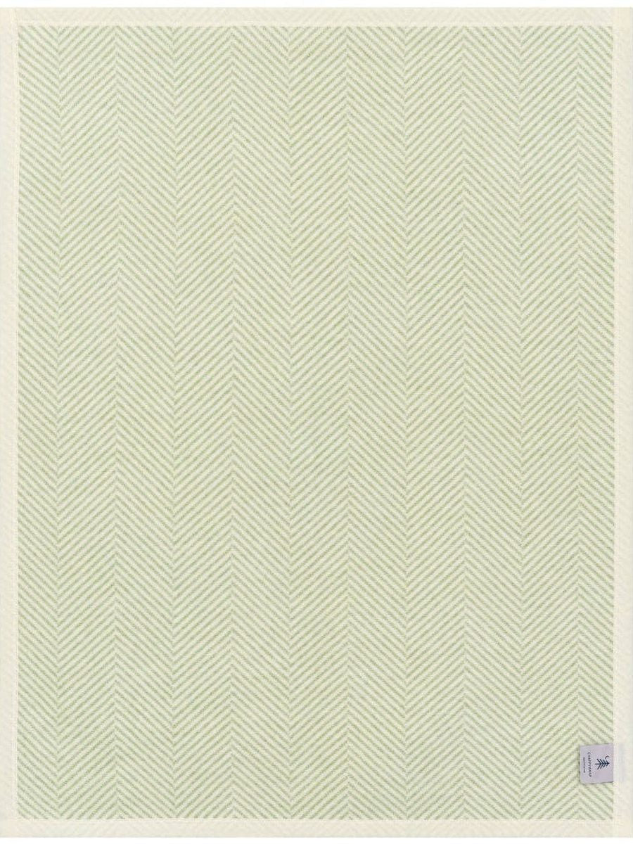 Harborview Herringbone Sprout Green Mini Blanket