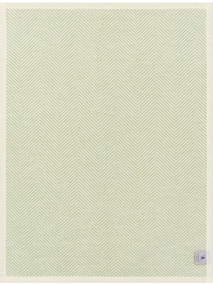 Harborview Herringbone Sprout Green Mini Blanket