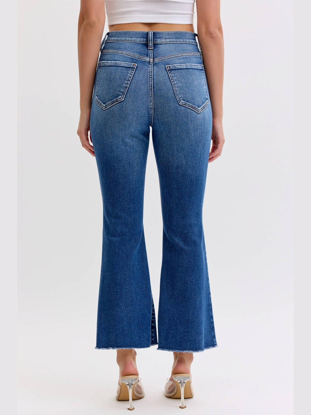 Cello Jeans- High Rise Crop Flare