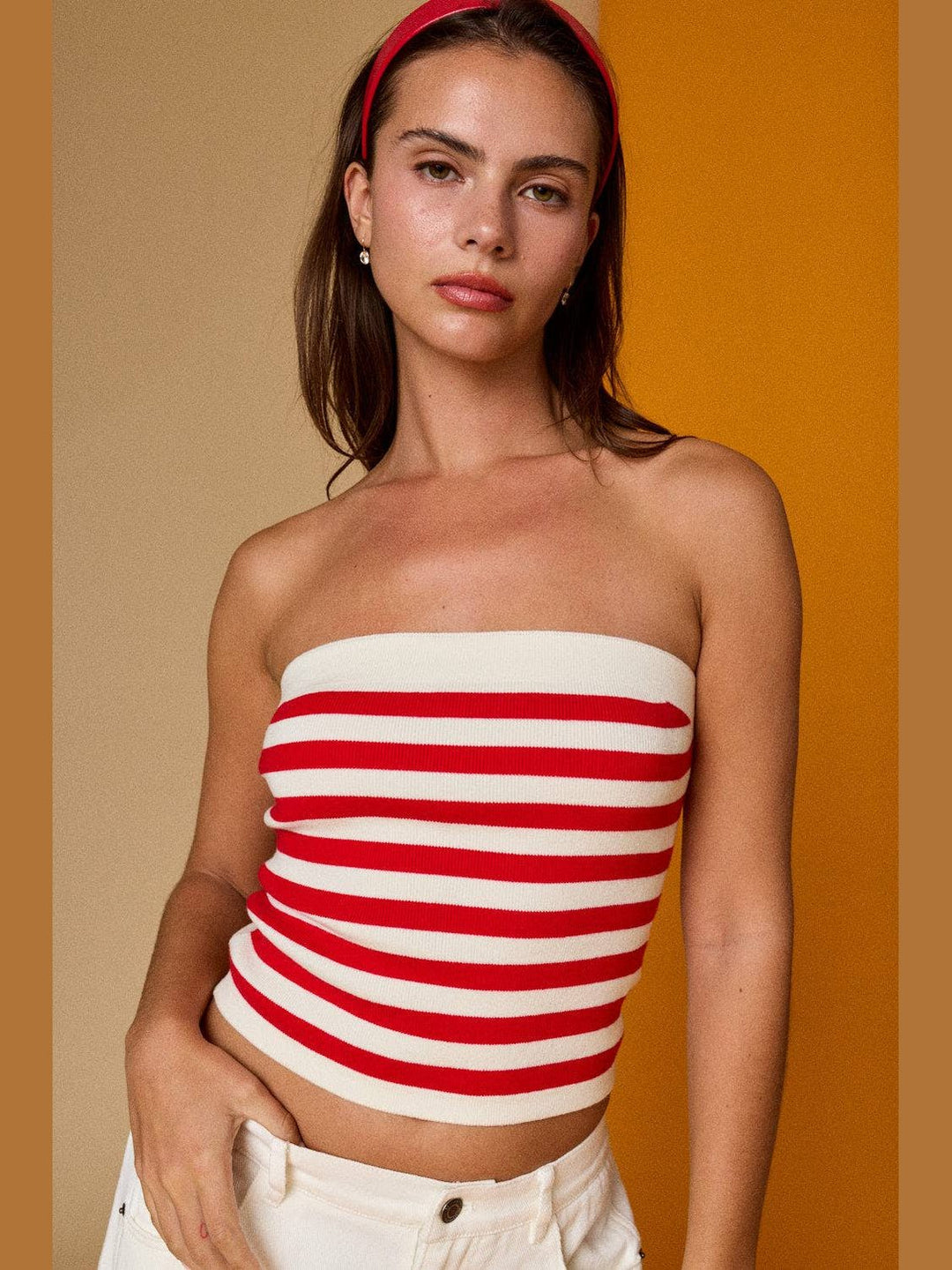 Striped Tube Top