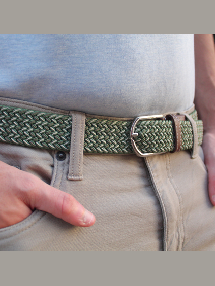 The Cypress Woven Elastic Stretch Belt