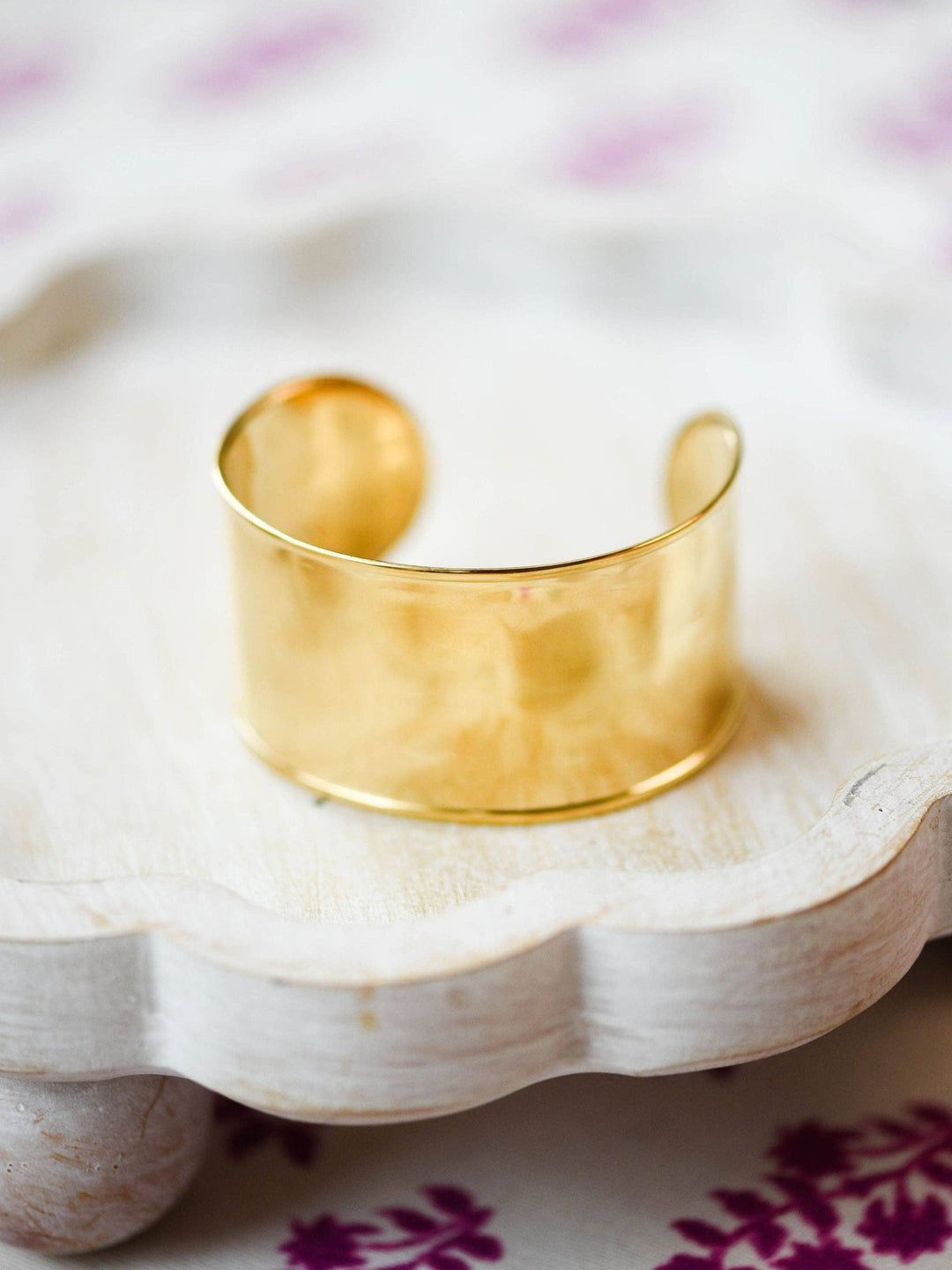 Wide Gold Cuff