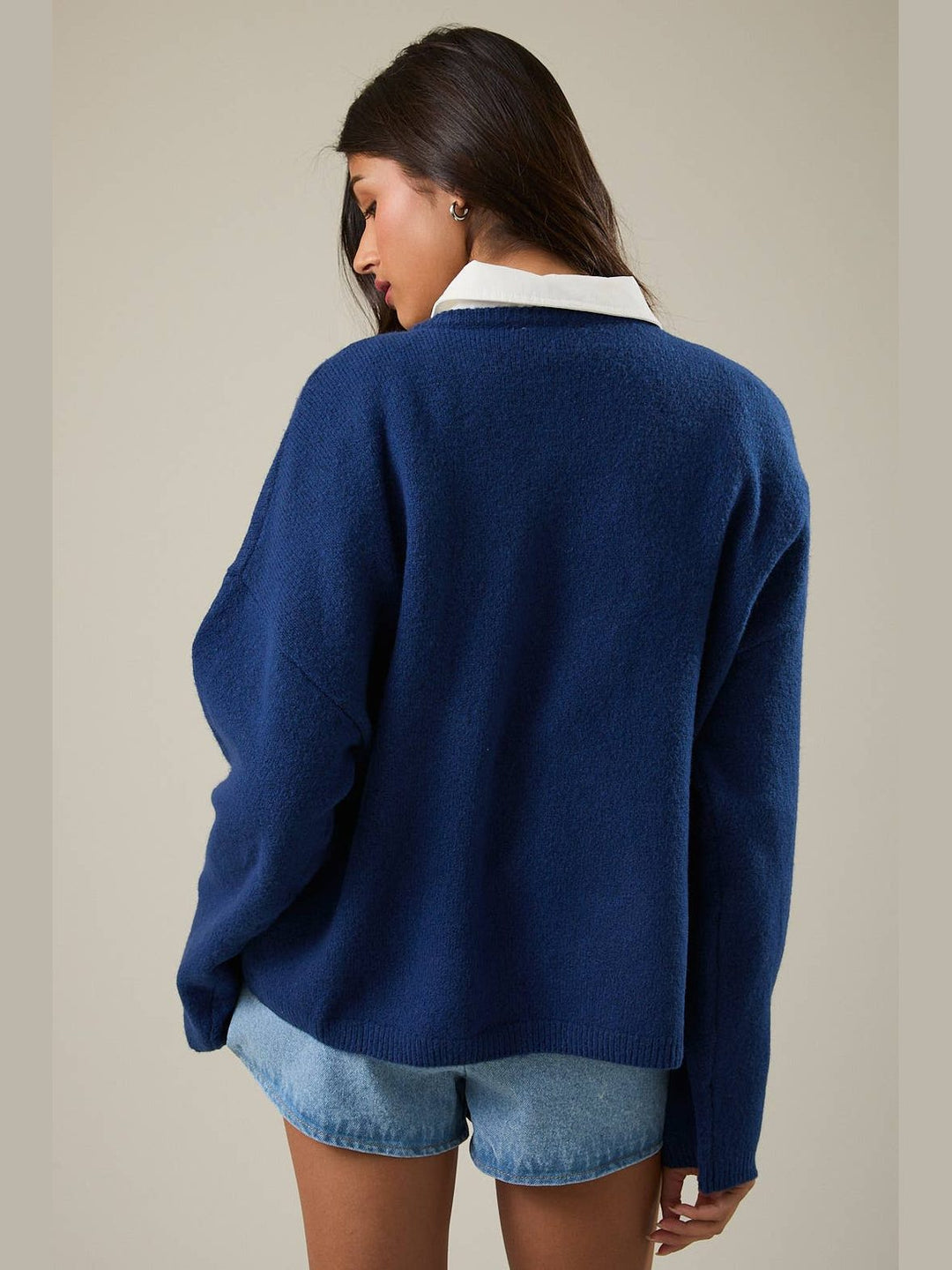 Spring Nights Crew Neck Cardigan