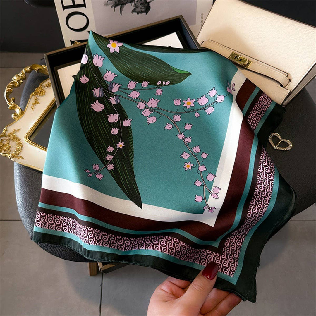 Fall Florals Silk Scarf