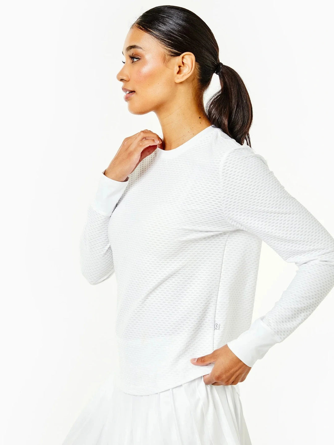 Active Mesh Palmetto Long Sleeve Top