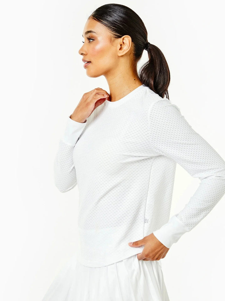 Active Mesh Palmetto Long Sleeve Top