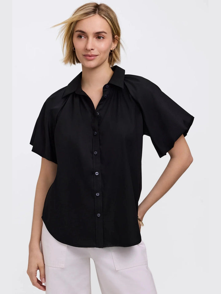 Paula Solid Puff Sleeve Shirt