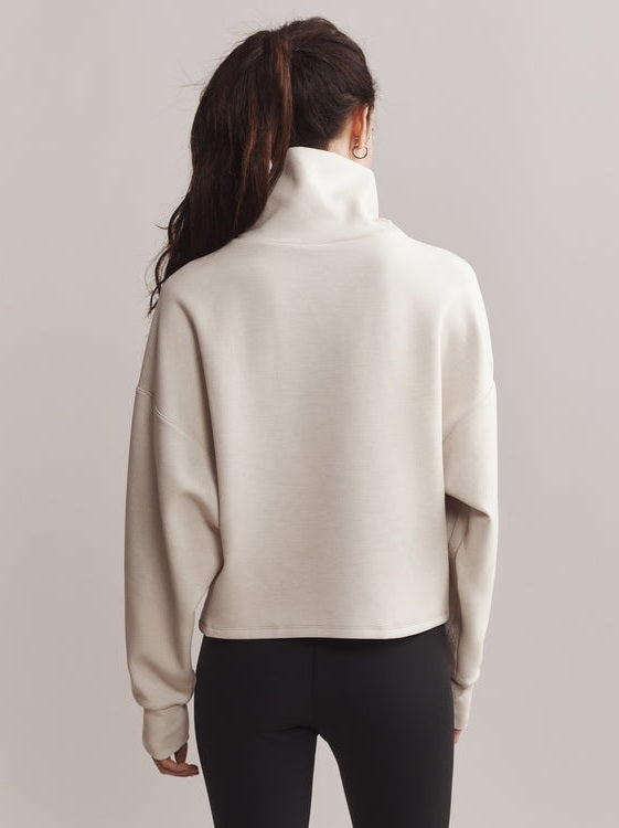 Rhone DreamGlow Mock Neck Pullover - Sand – Bo & Company