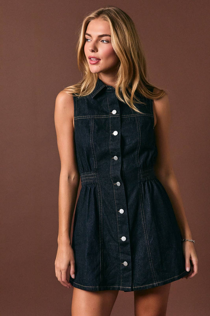 Dolly Denim Dress- PREORDER