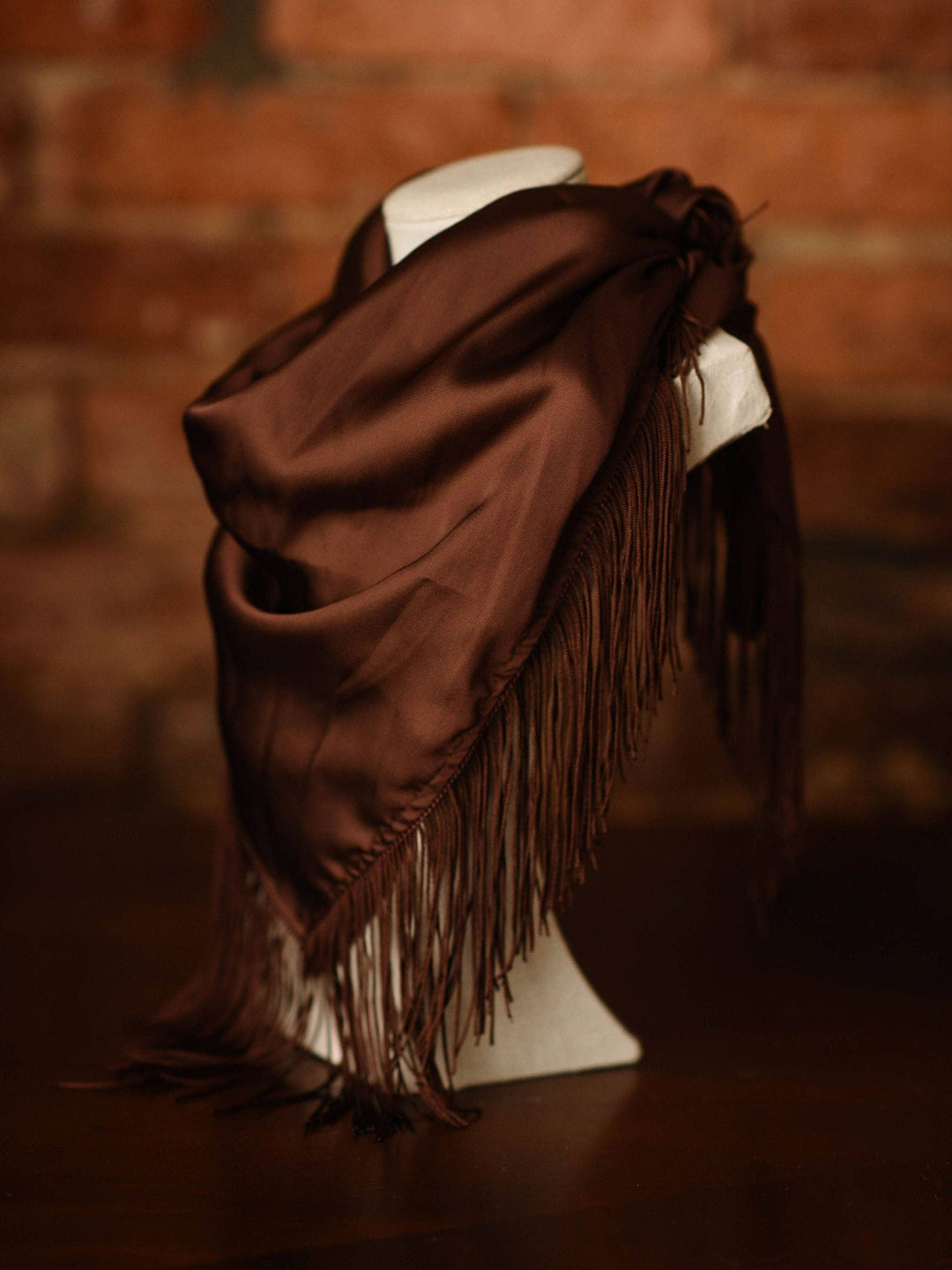 Solid Fringe Scarf