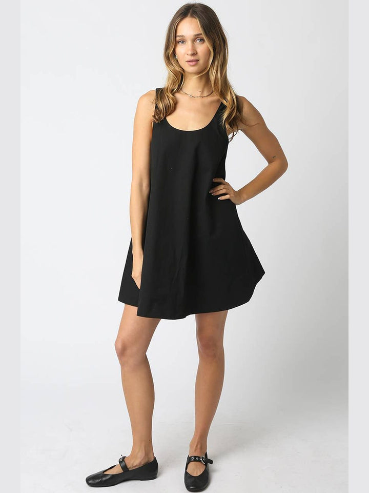 Ariel Sleeveless Swing Mini Dress