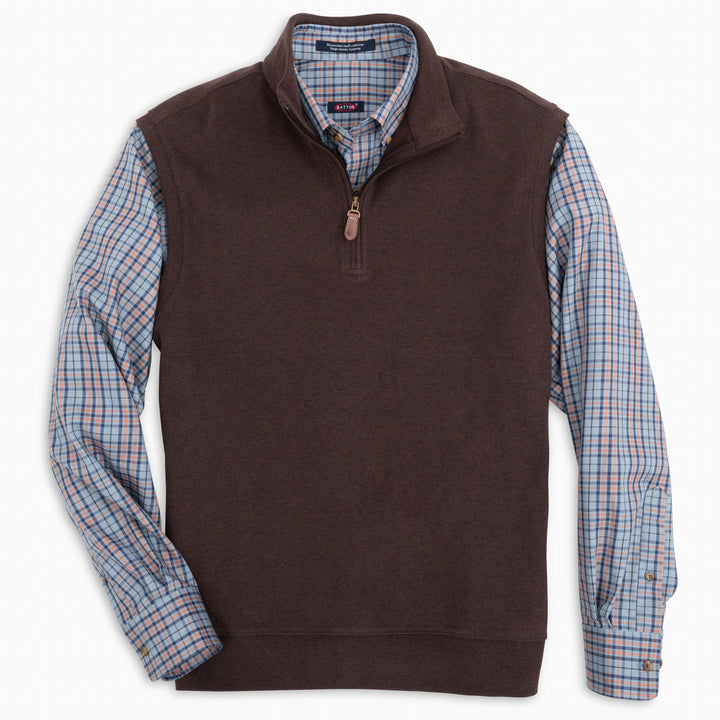 Batton Quarter Zip Sweater Vest