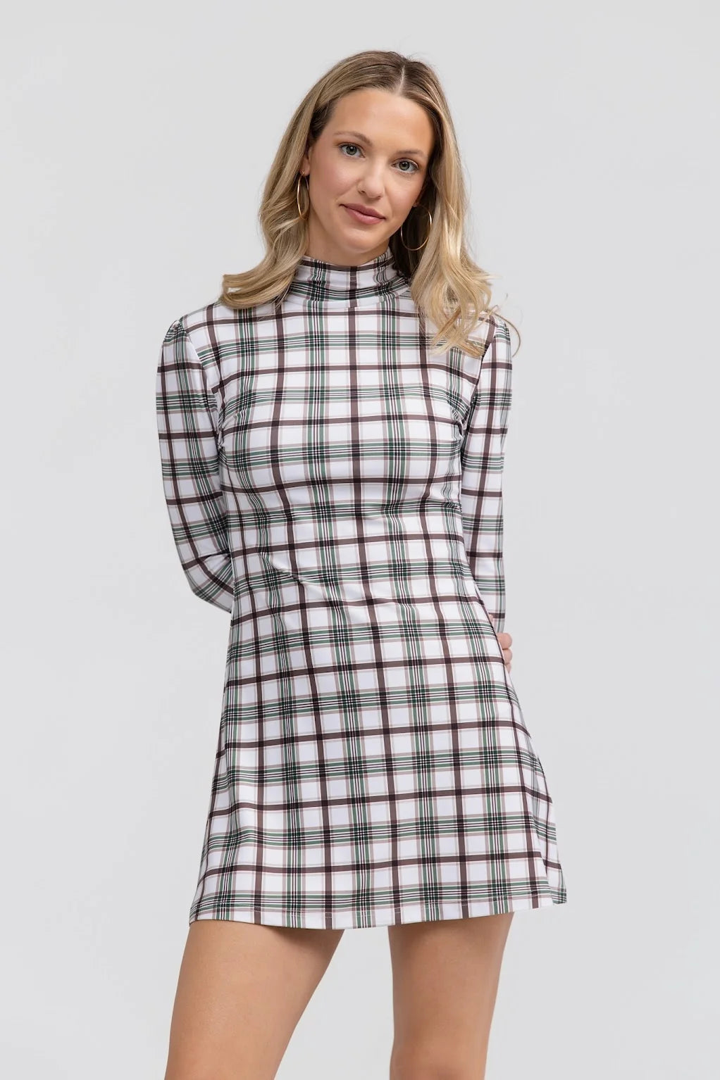 Dottie Dress - Oak Plaid