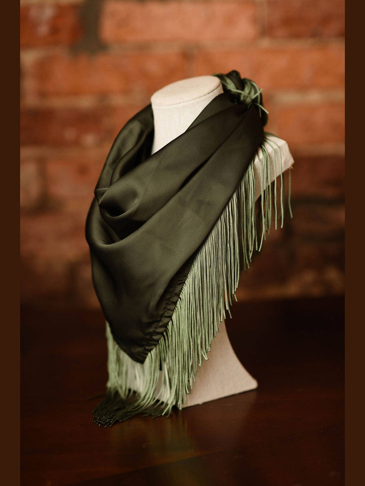 Solid Fringe Scarf