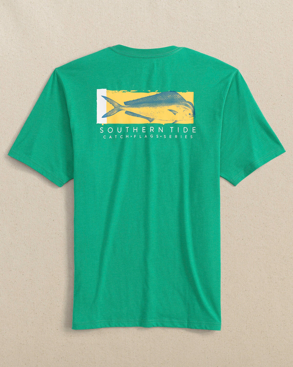 Southern Tide Mahi Mahi Short Sleeve Tee- Heather Jade Green