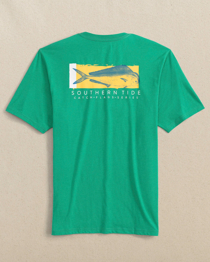 Southern Tide Mahi Mahi Short Sleeve Tee- Heather Jade Green