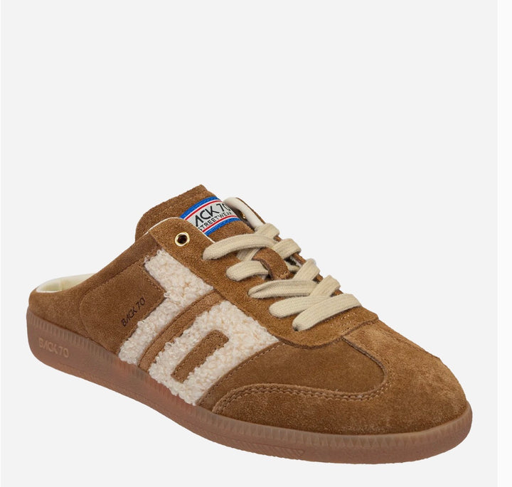 Easter Backless Sneaker - Tobacco