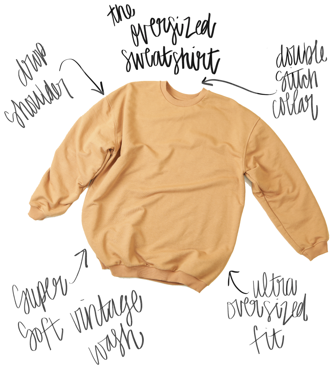 90's Tennessee  Oversized Crewneck Sweatshirt