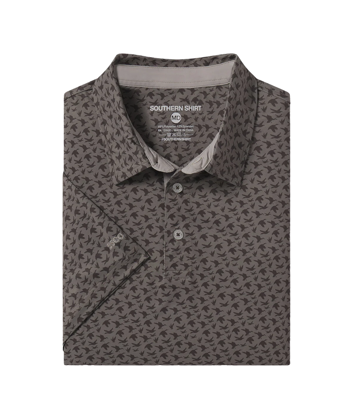 Party Fowl Printed Polo - Rock Ridge