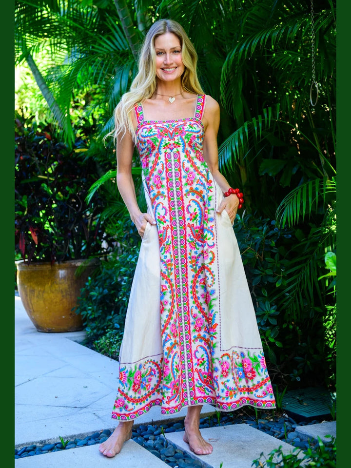 Annalisa Dress in Scroll With It