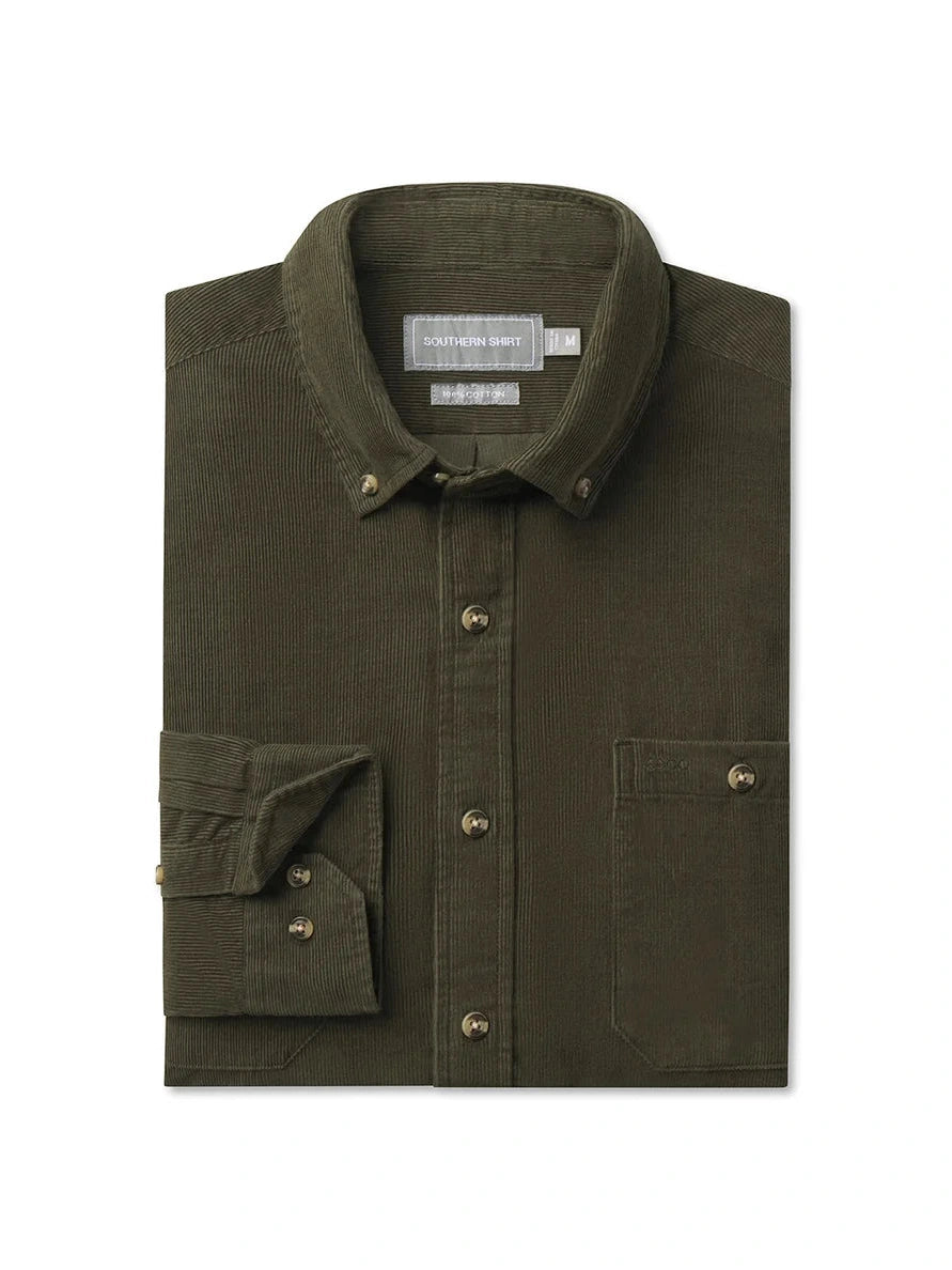 Southern Shirt Co. Fieldstone Cord Flannel Shirt - Trailhead